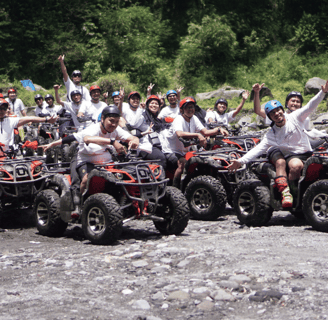Serunya wisata atv merapi kaliurang di lereng gunung merapi yogyakarta