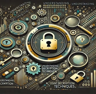 A Digital Image Depicting Understanding OSINT Code Decryption Techniques