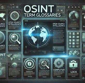 A Digital Depiction of OSINT Term Glossaries
