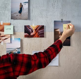 Painel de fotos