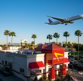 Beautiful LA and IN-N-OUT