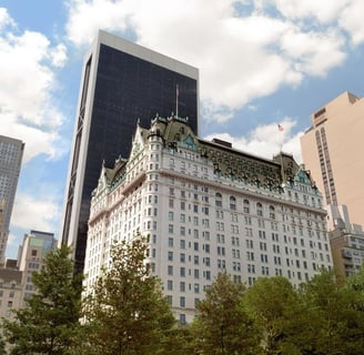 The Plaza Hotel NYC outside view
