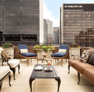 The Plaza Hotel NYC suite balcony