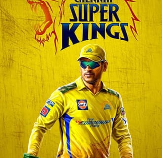 CSK Captain M S Dhoni