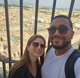 Topo da cúpula da Basílica de São Pedro