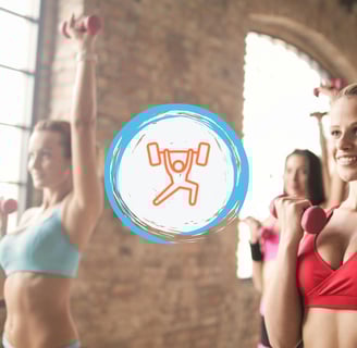 Donna in palestra durante allenamento per longevità e vitalità con VitaPlus Ponte nelle Alpi