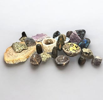 Collection of Minerals and Fossils from Stephane Michaelis