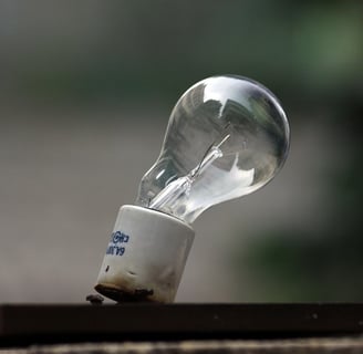 lampe cassée