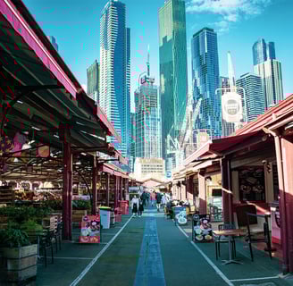 Königin Victoria Markt Melbourne