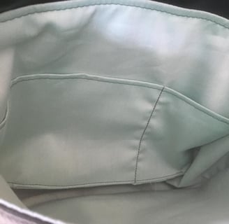 intérieur sac rabat artisanal