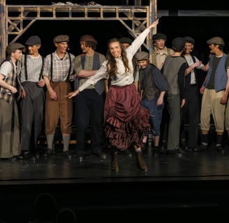 My 2025 performance as Katherine from Newsies for our highschool production