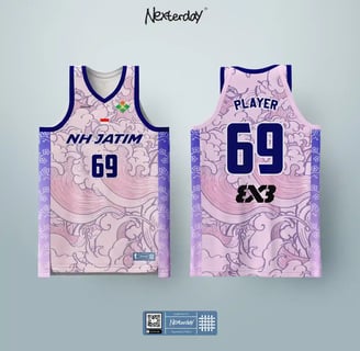 custom jersey basket