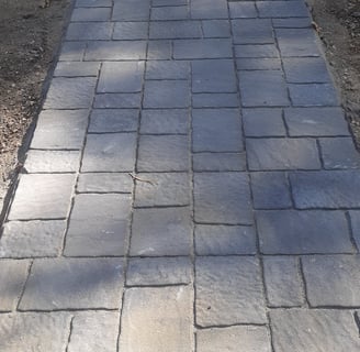 walkway done for customer