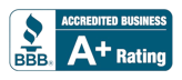 Better Business Bureau (BBB) - Accredited Business - A+ Rating