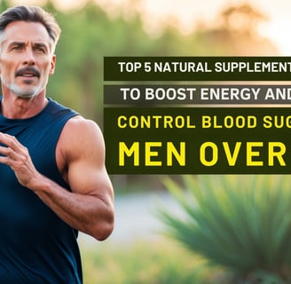 Mature Man Jogging in nature
