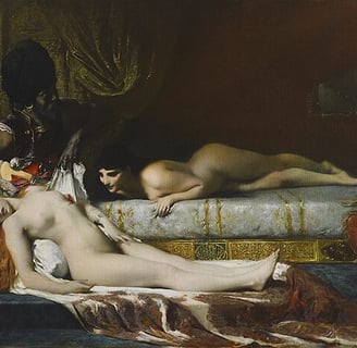 Murder in the Serail - 1874 Fernand Cormon
