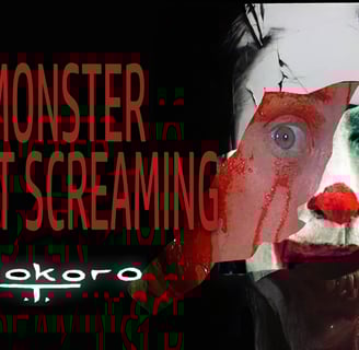 portada del nuevo single de Kalokoro Teke "The Monster is not Screaming"