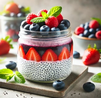 chia seed pudding-healthy snacks