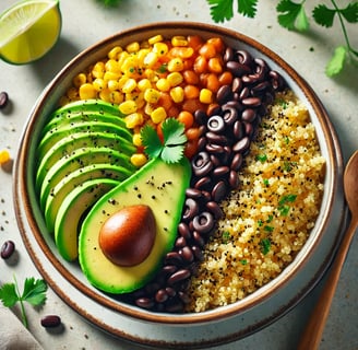 guinoa and black bean soup plant based diet