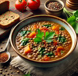 lentil soup plant-based diet