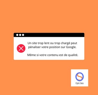 Erreur SEO : un site lent ou surchargé peut nuire à votre position sur Google