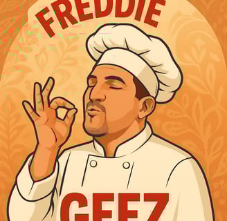 a chef in a chef hat and chef's hat