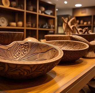 fruit bowls, bowl wooden wood carving bowls from Brand ARTASHI India