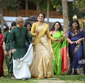 Intimate wedding at ottapalam