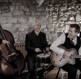 The Hipcats - jazz band, swing band, acoustic band, french cafe gypsy jazz band - wedding and events for hire