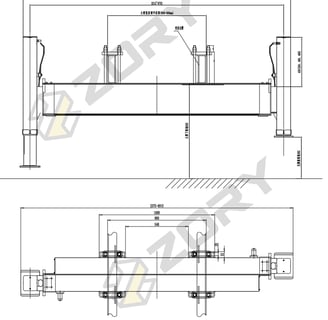 Double-Acting Hydraulic Telescopic Rear Outrigger