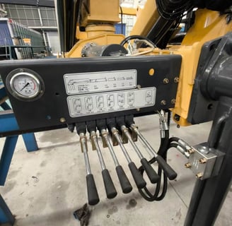 Manual control Operation for truck crane
