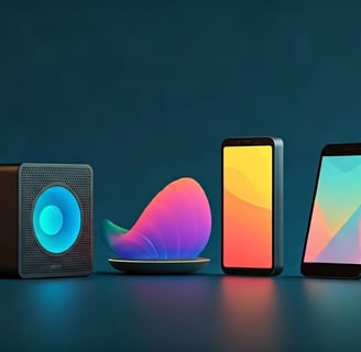 User interacting with Alexa devices