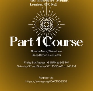 a poster for part of the part of the course