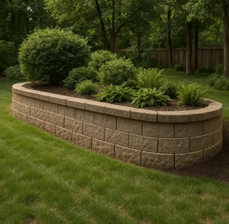 new retaining wall