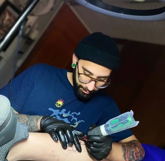 This is a picture of Flow Kappa Tattooing
