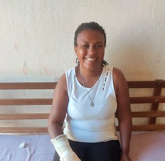 Lucineide Alves, ativista cultural e Maria Quilombola da Comunidade de São Tomé