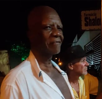 Sr. Neo, fundador das Festas de Santos Reis na Comunidade Quilombola de São Tomé