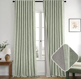 Blackout Linen Curtains