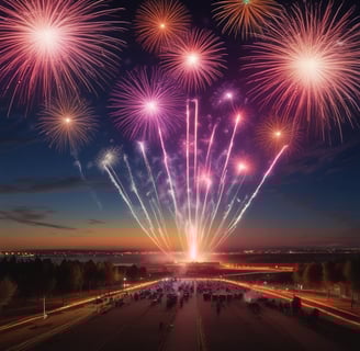 Fireworks.