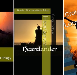 Lamplighter Trilogy covers. 