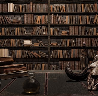 old library