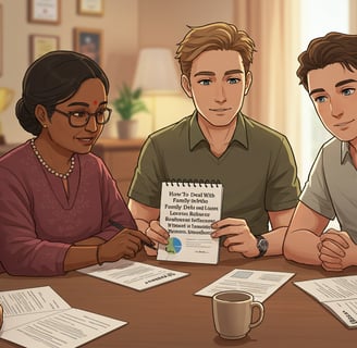 Como Lidar com Dívidas Familiares e Empréstimos Entre Parentes Sem Prejudicar os Relacionamentos
