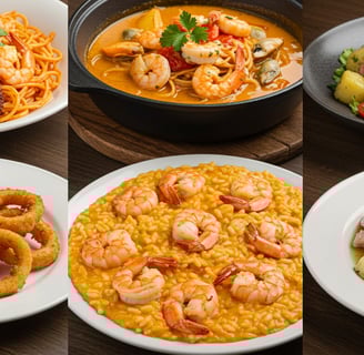 Receitas com frutos do mar