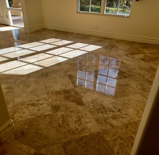 Dubai villa - marble finish
