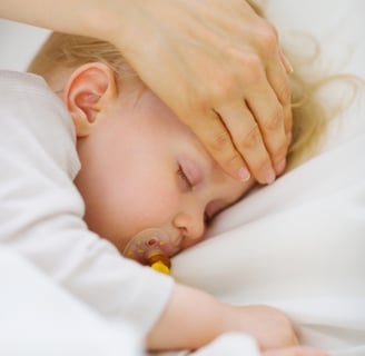 bebe malade
