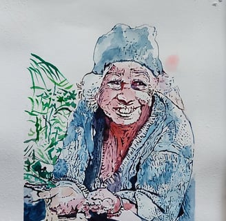 Sri Lankaise dans les champs de thé