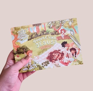 Um livro de colorir só sobre Jesus, para todas as idades. Para colorir com todos os materiais!