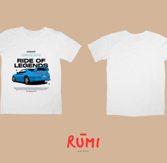 kaos pendek desain mobil balap dari brand rumikidswear kaos keren