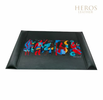 Carpeta de cuero para escritorio por Heros Leather