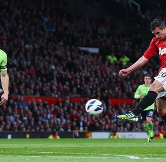 Moment 10: Van Persie’s Volley vs. Aston Villa – 2013